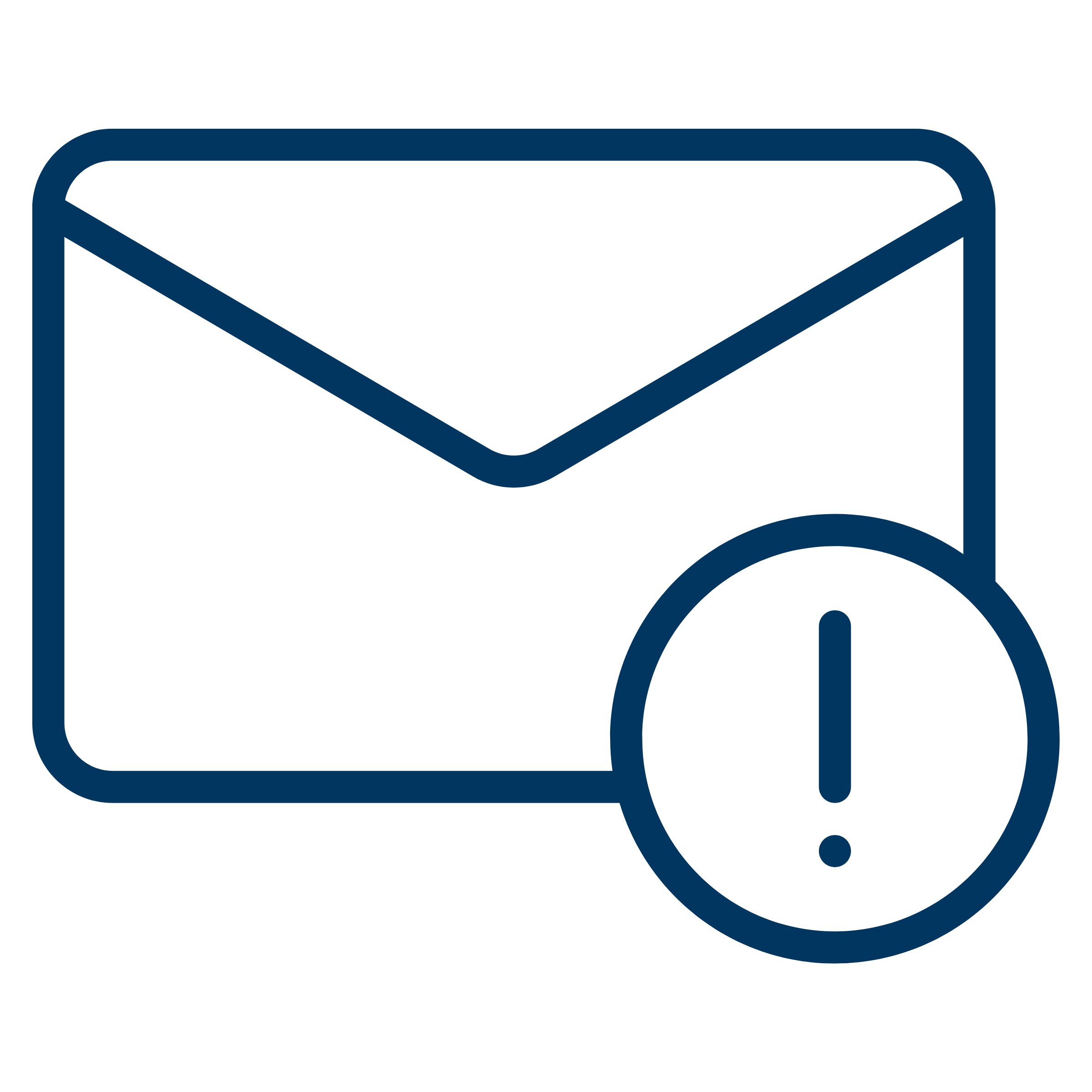 spam graphic email with warning